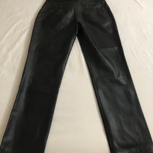 Zara Faux Leather Pants- 6 - Picture 3 of 3